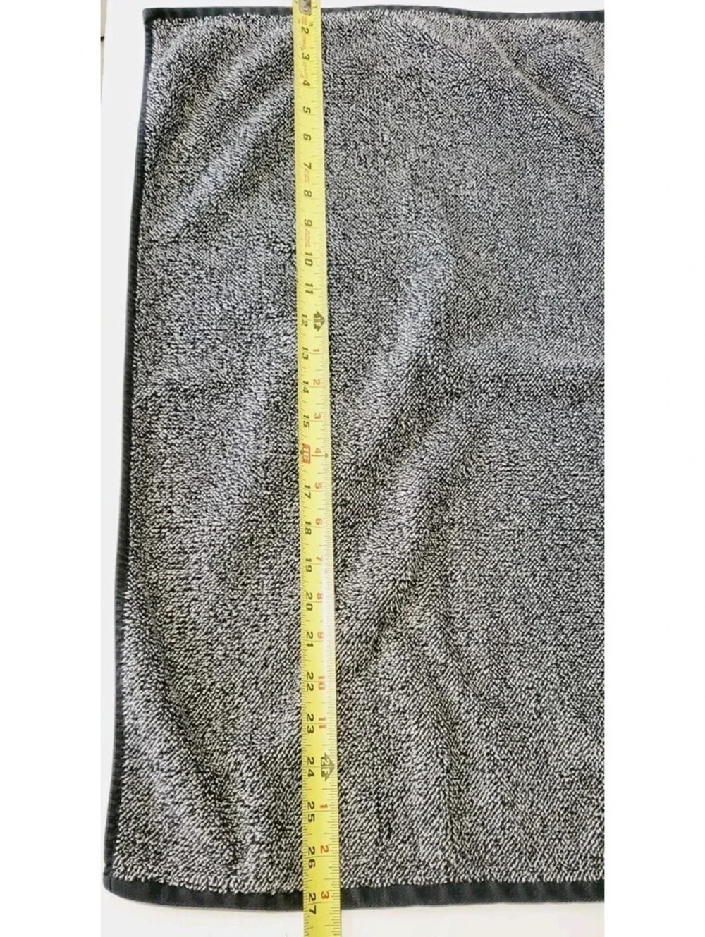 Set of 2 Brooklinen Turkish Cotton Classic Hand Towel in Marled Black 27 X 17.5
